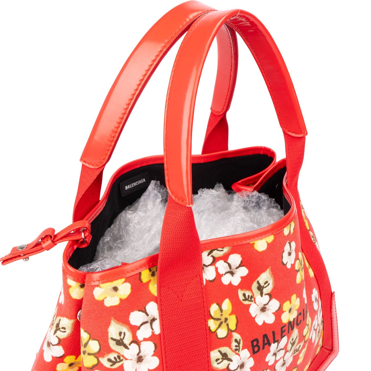 Balenciaga Balenciaga Cotton Floral Beach Cabas Handbag Divers