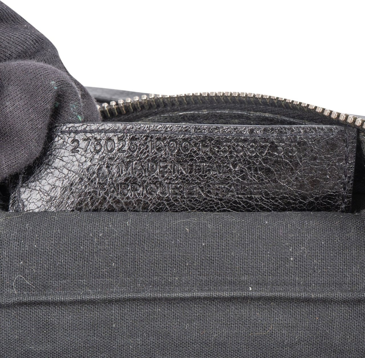 Balenciaga Black Leather City Clutch Zwart