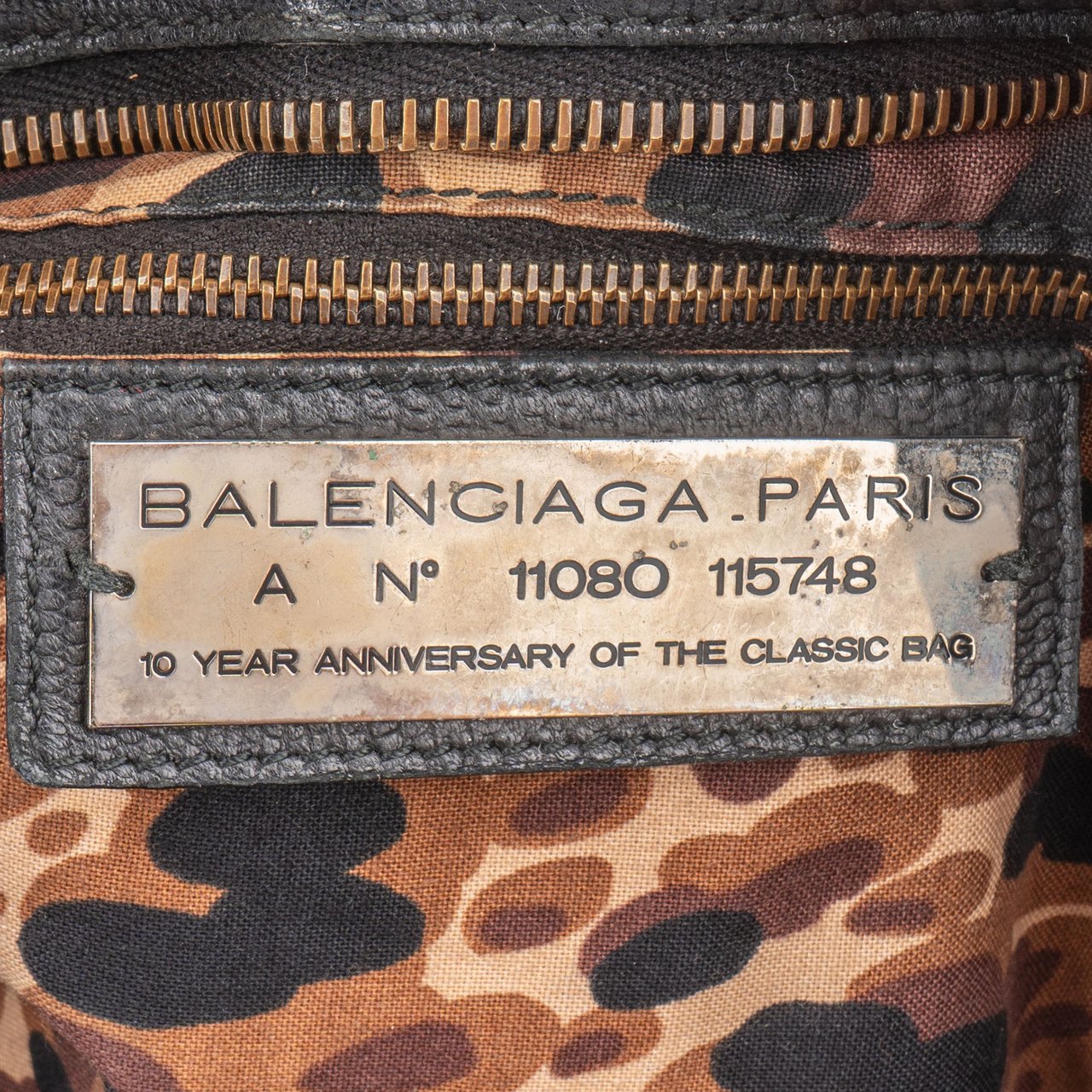Balenciaga Balenciaga Black Leather Limited Fyrst 10th Anniversary City Handbag Divers