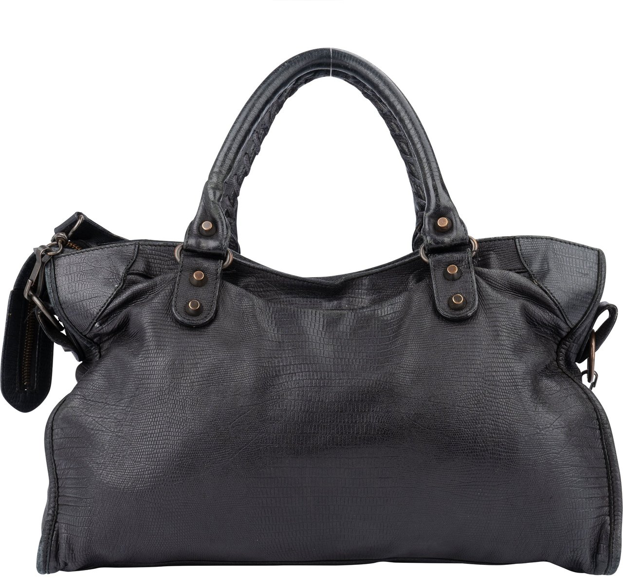 Balenciaga Balenciaga Black Leather Limited Fyrst 10th Anniversary City Handbag Divers