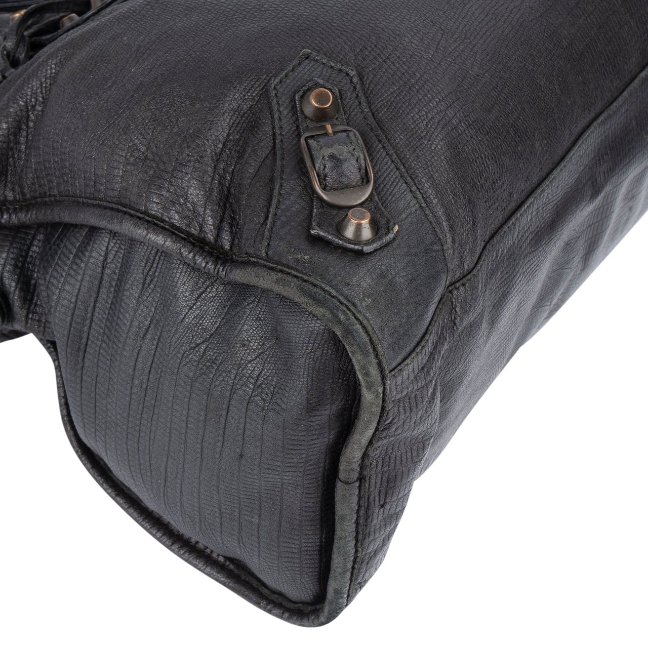 Balenciaga Balenciaga Black Leather Limited Fyrst 10th Anniversary City Handbag Divers