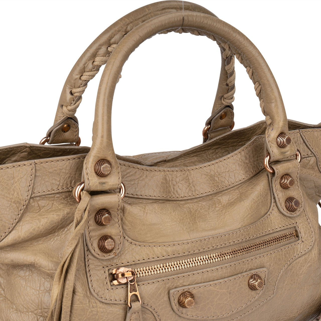 Balenciaga Balenciaga Leather Giant City Handbag Divers
