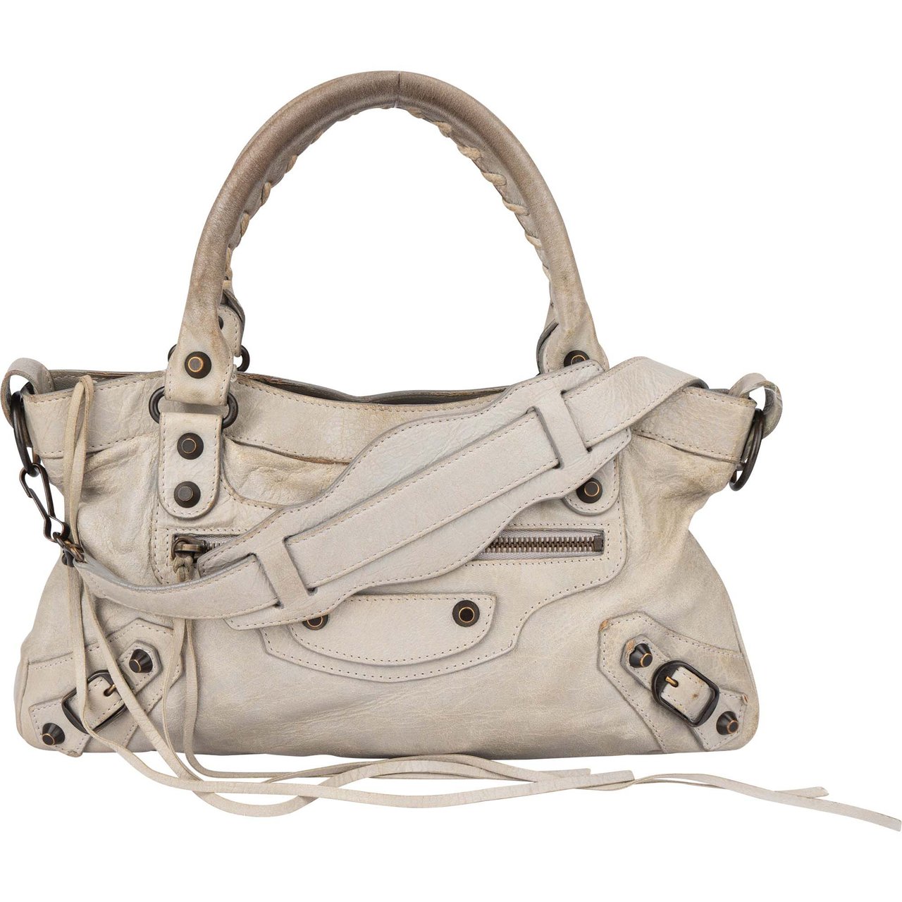 Balenciaga Balenciaga Classic Leather First City Handbag Divers