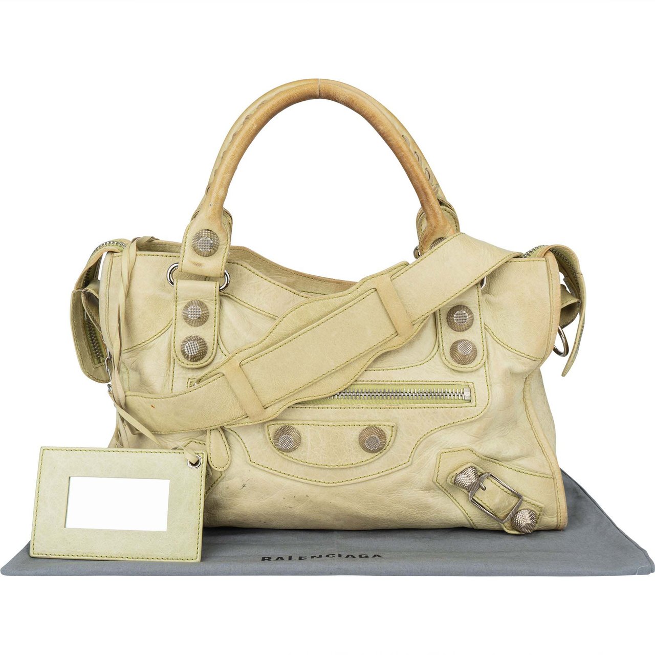 Balenciaga Balenciaga Leather City Handbag Divers