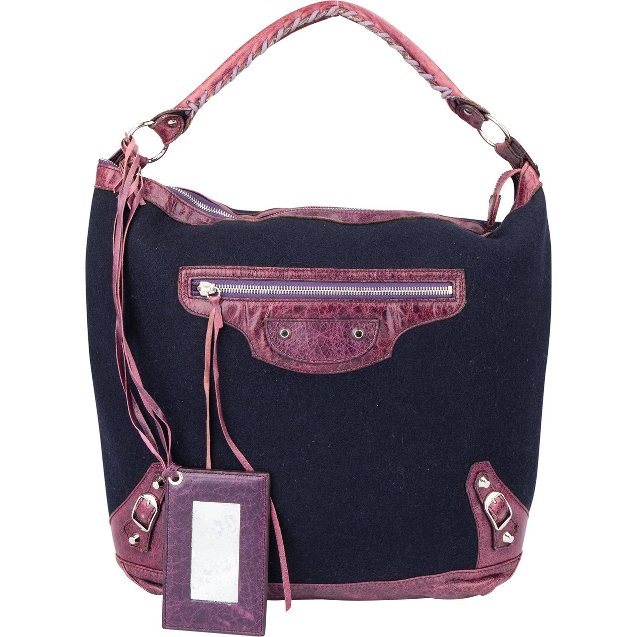 Balenciaga Balenciaga Wool City Handbag Divers