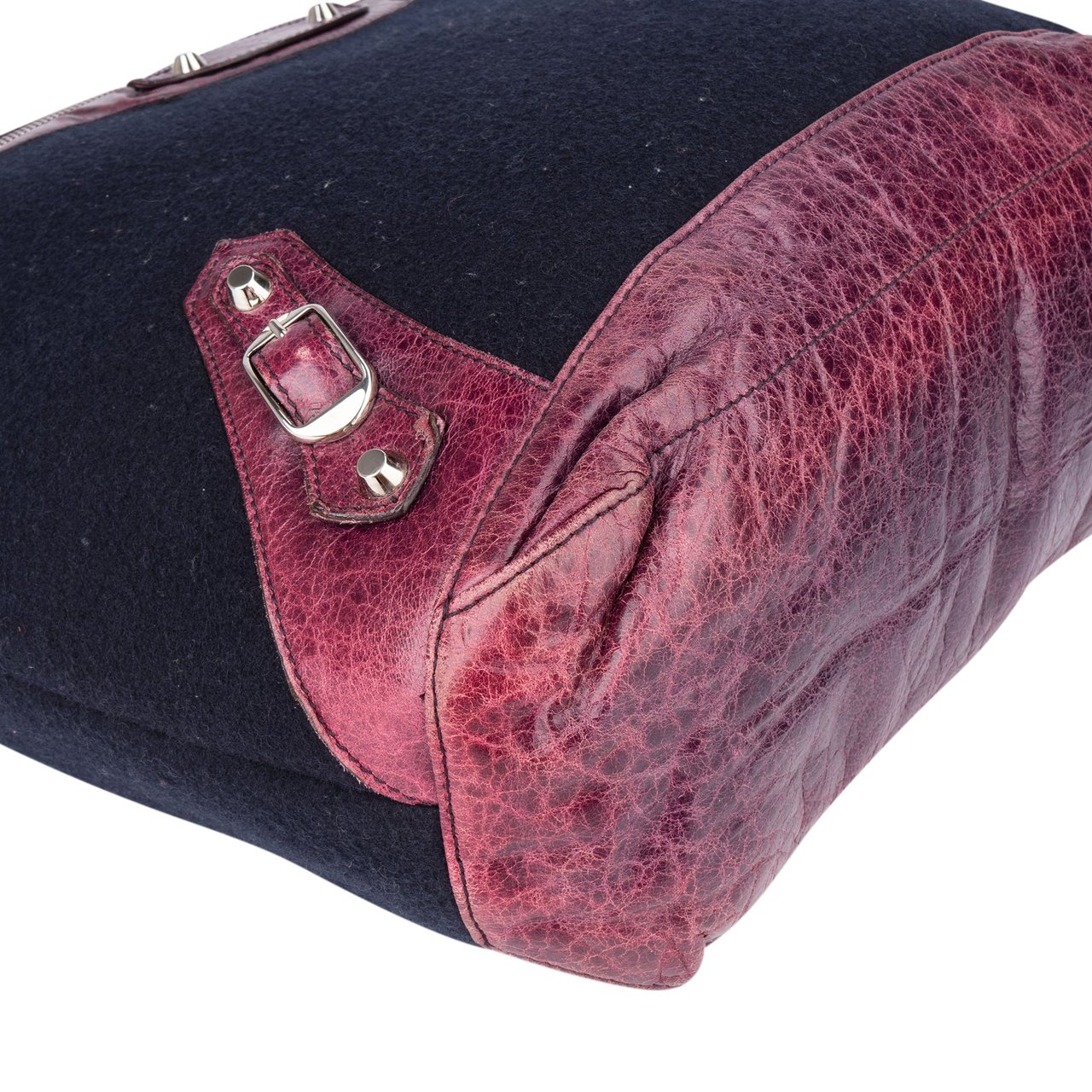 Balenciaga Balenciaga Wool City Handbag Divers