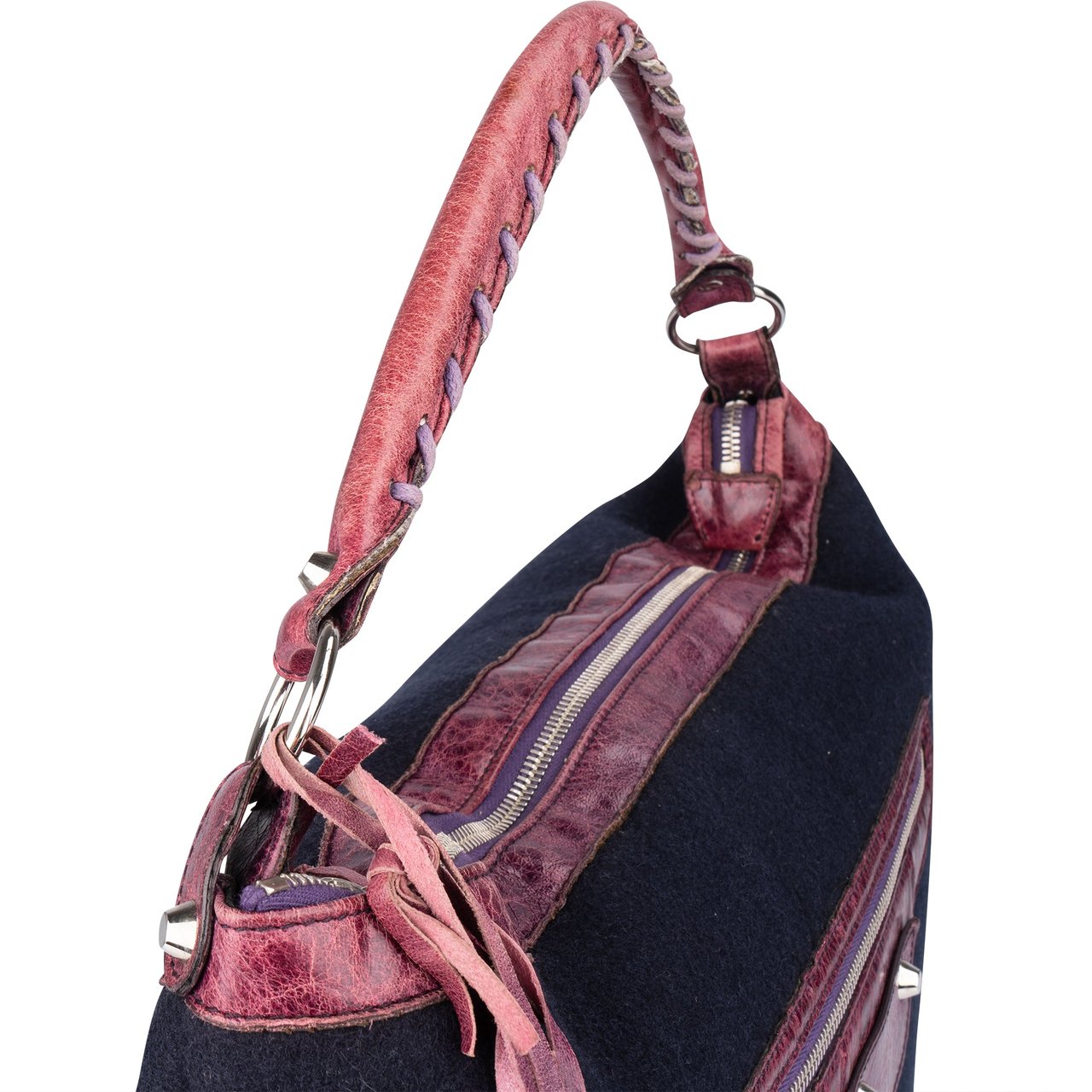 Balenciaga Balenciaga Wool City Handbag Divers