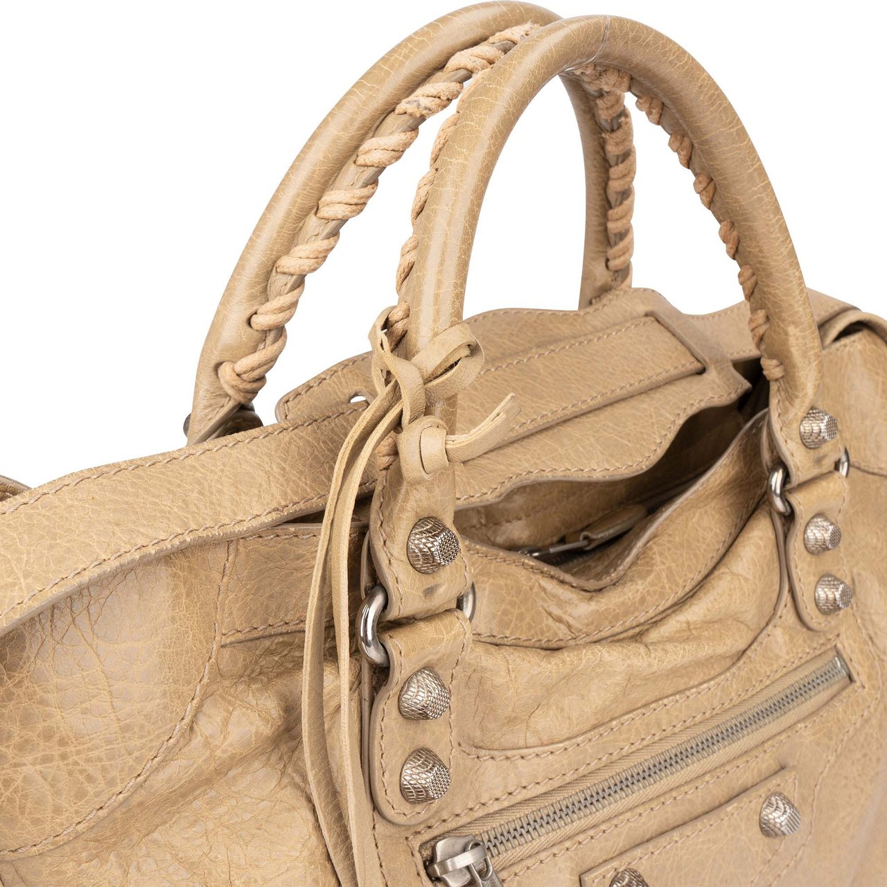 Balenciaga Balenciaga Beige Leather City Handbag Beige