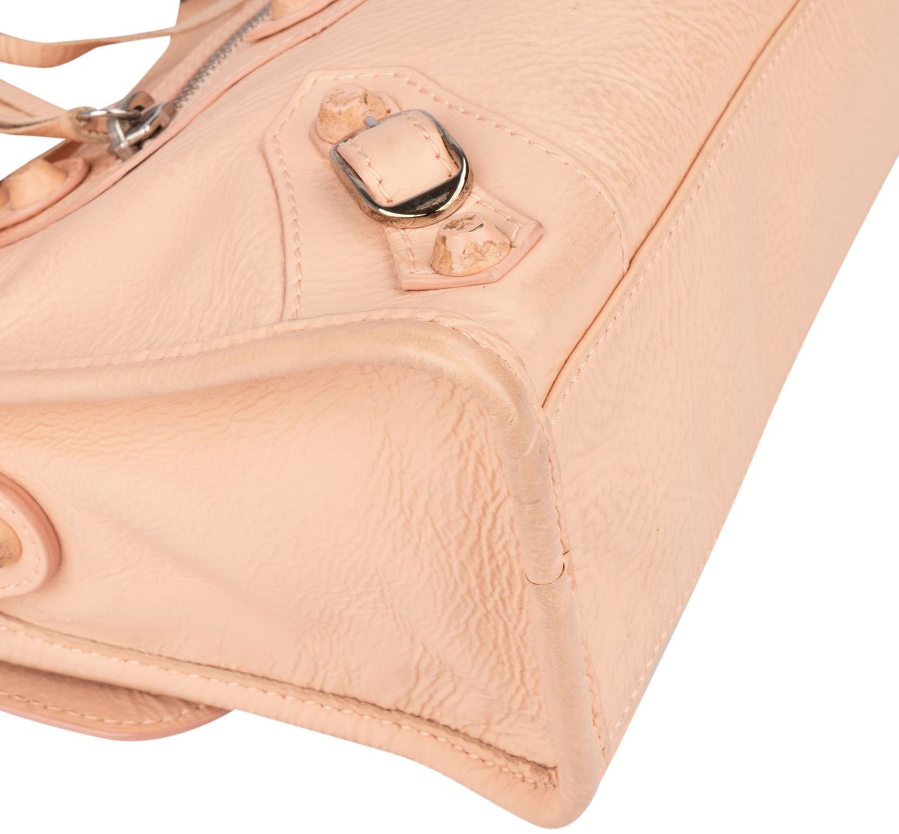 Balenciaga Leather City Mini Handbag Roze