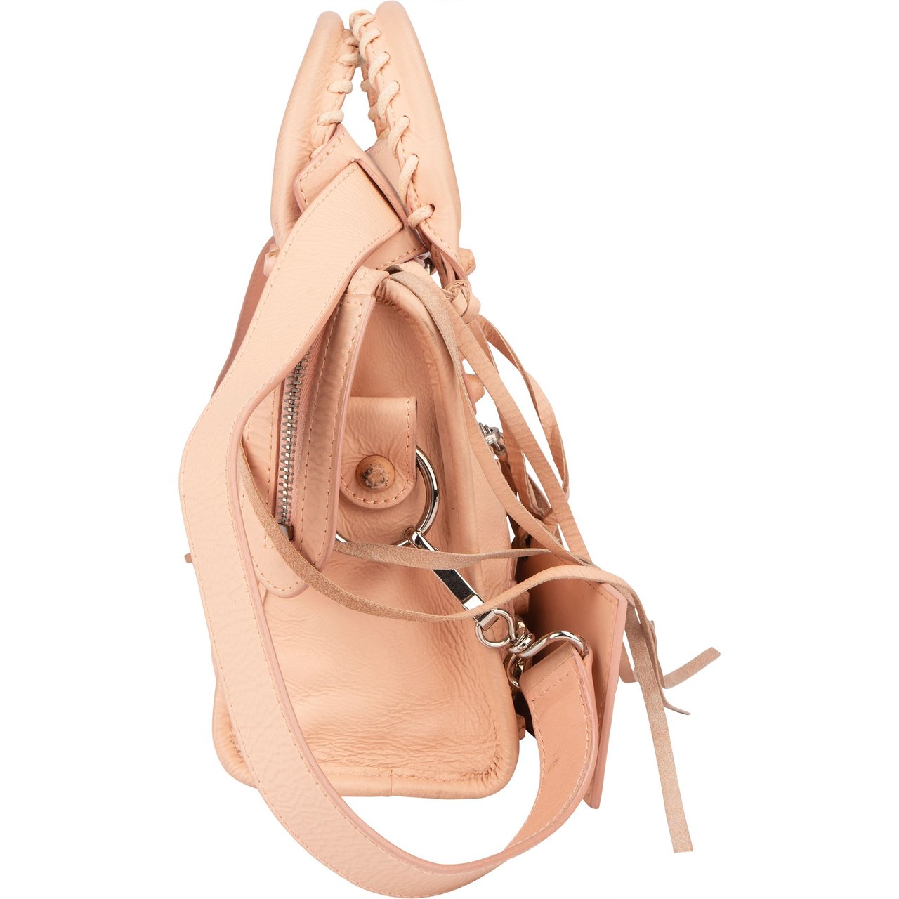 Balenciaga Leather City Mini Handbag Roze