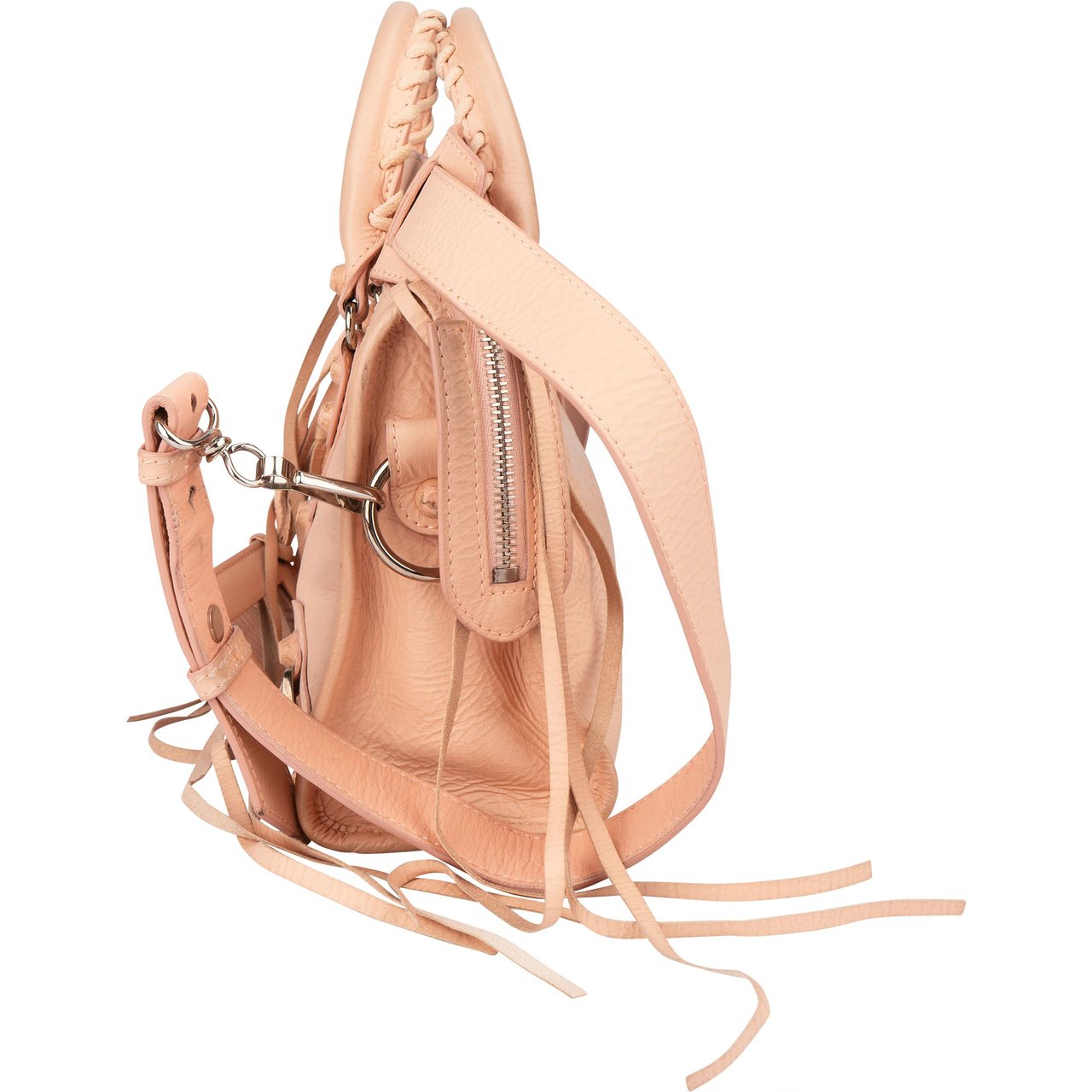 Balenciaga Leather City Mini Handbag Roze