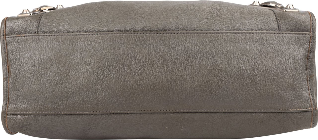 Balenciaga Grey Leather City Handbag Divers