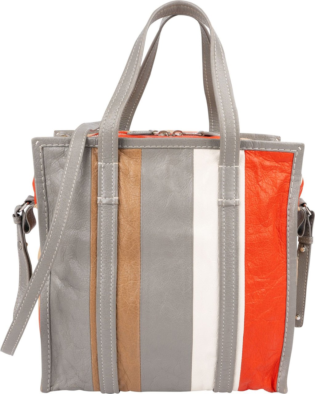 Balenciaga Leather Bazar Shopper Tote Handbag Divers