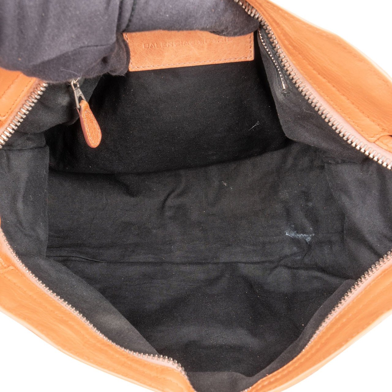 Balenciaga Orange Leather City Handbag Oranje