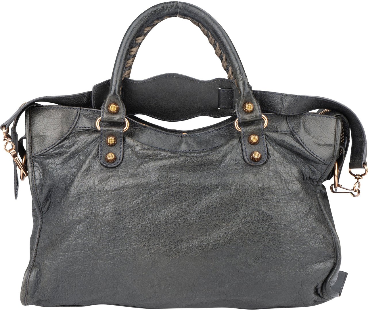Balenciaga Balenciaga Grey Leather City Handbag Divers