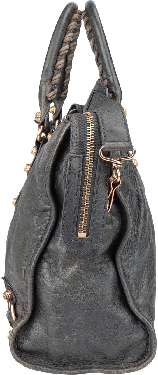 Balenciaga Balenciaga Grey Leather City Handbag Divers