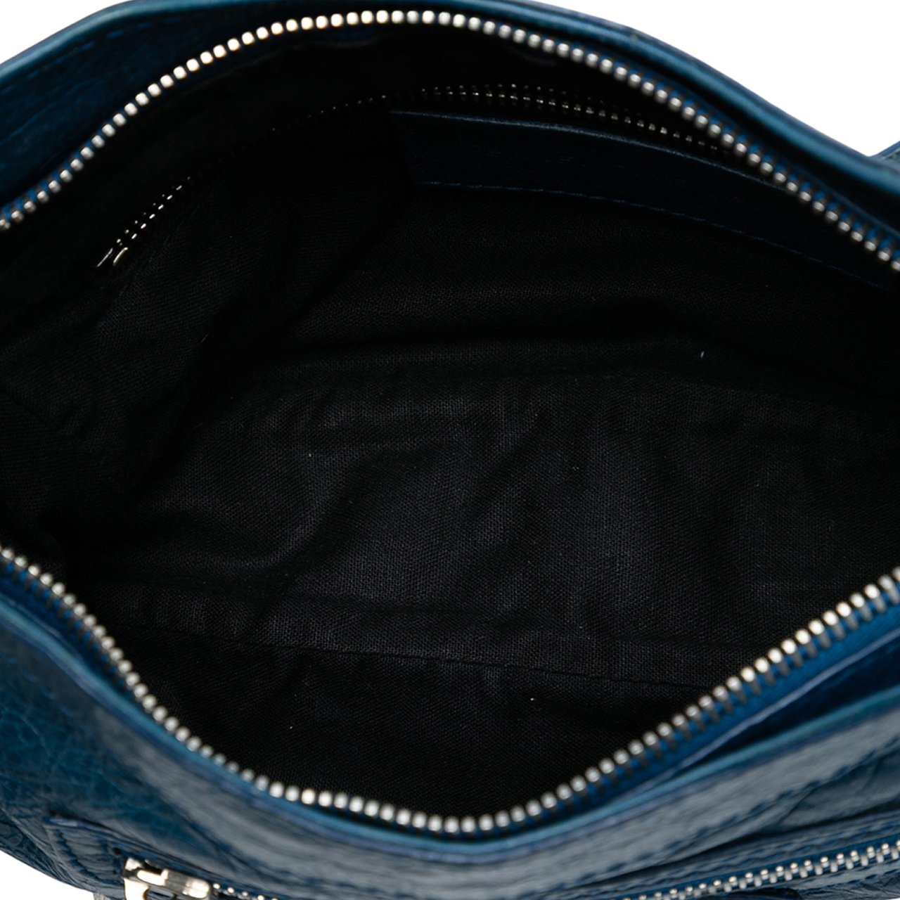 Balenciaga Lambskin Motocross Giant 12 Hip Crossbody Blauw