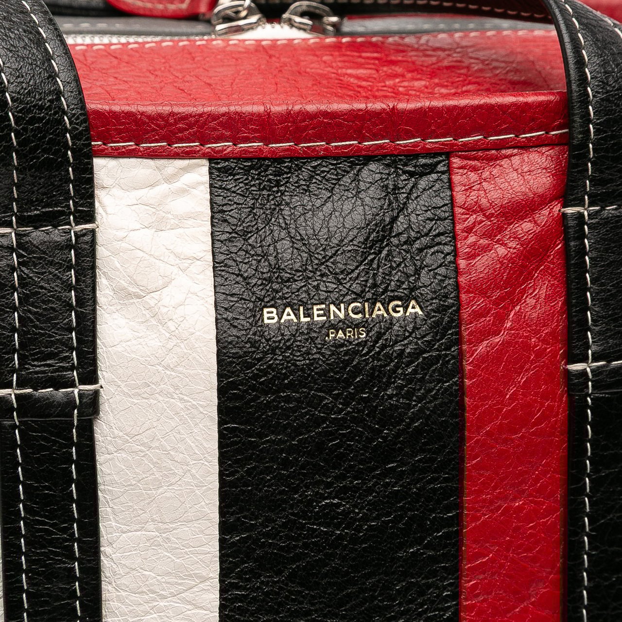 Balenciaga S Lambskin Bazar Shopper Satchel Rood