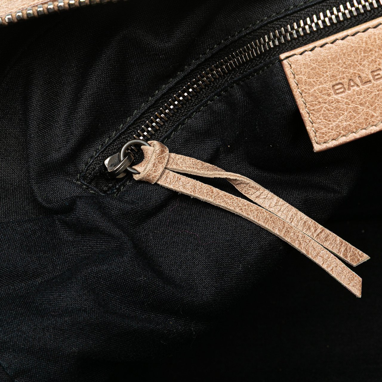 Balenciaga Mini Lambskin Motocross Classic Folder Business Bag Bruin