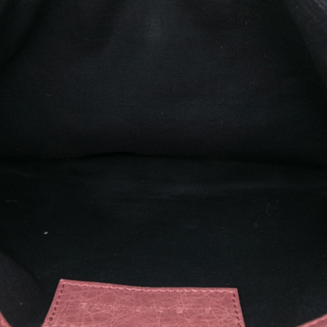 Balenciaga Lambskin Motocross Classic Envelope Clutch Roze
