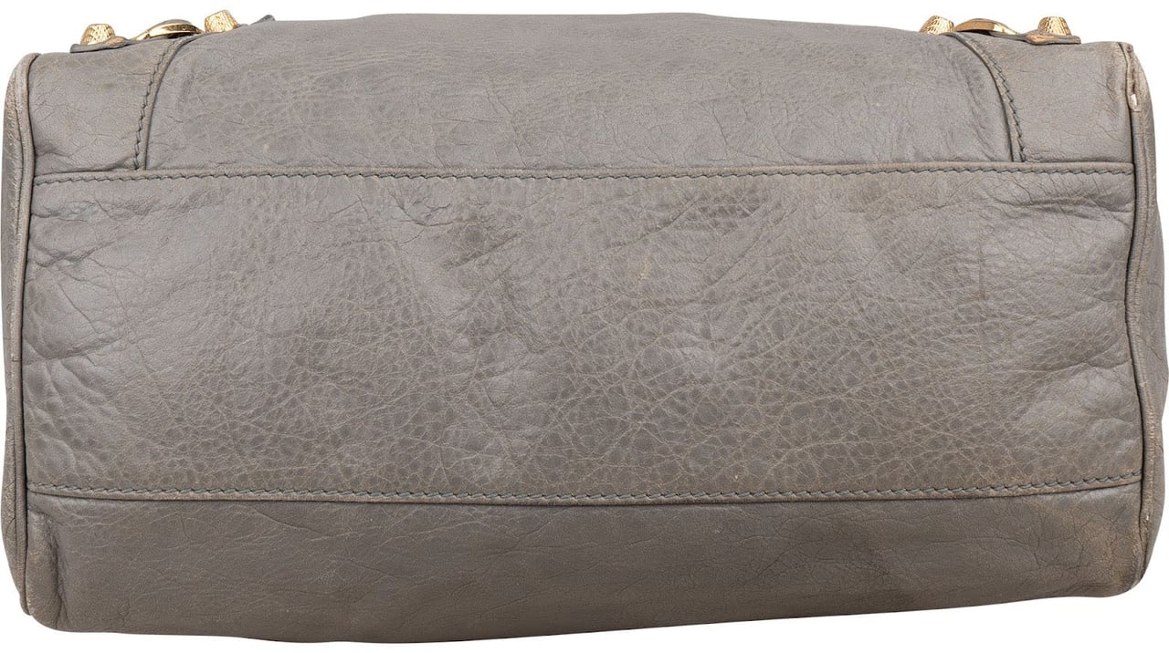 Balenciaga Grey Leather City Jumbo Handbag Divers