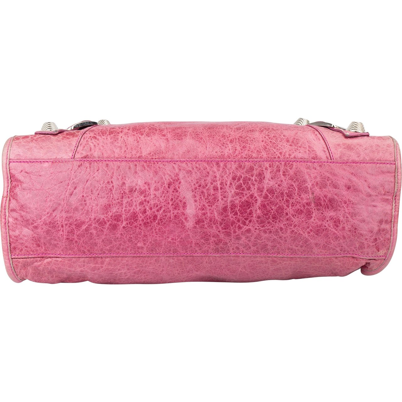 Balenciaga Balenciaga Pink Leather City Handbag Roze