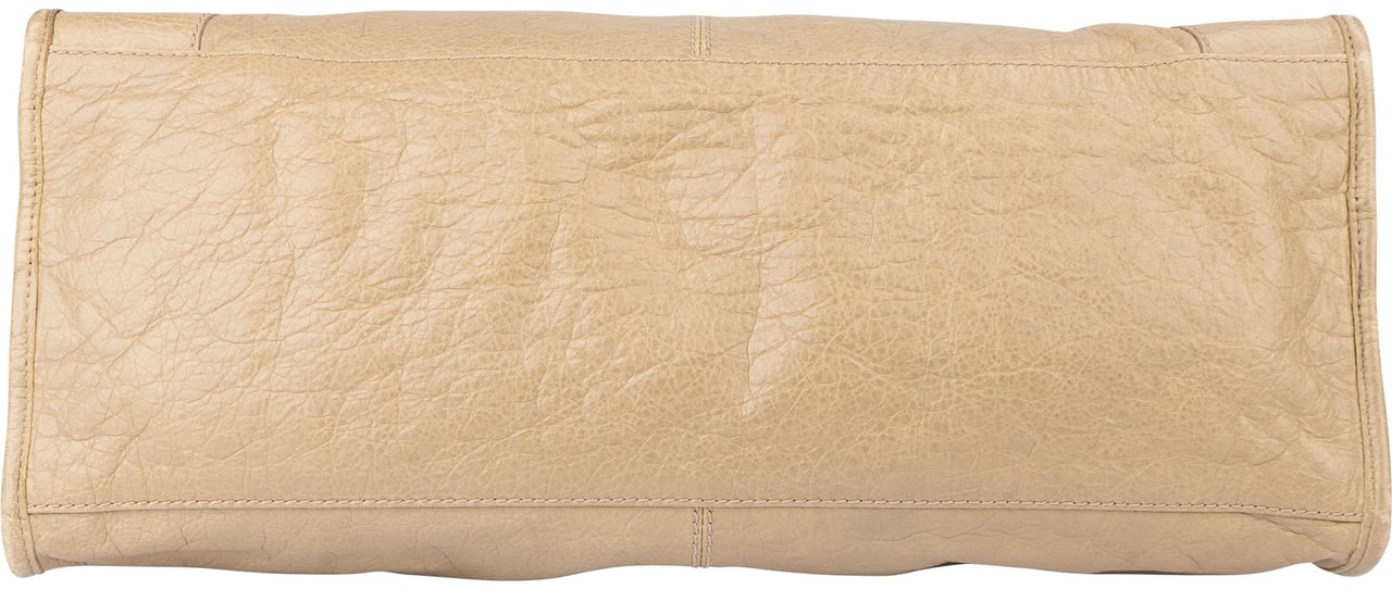Balenciaga Balenciaga Classic Leather City Handbag Beige