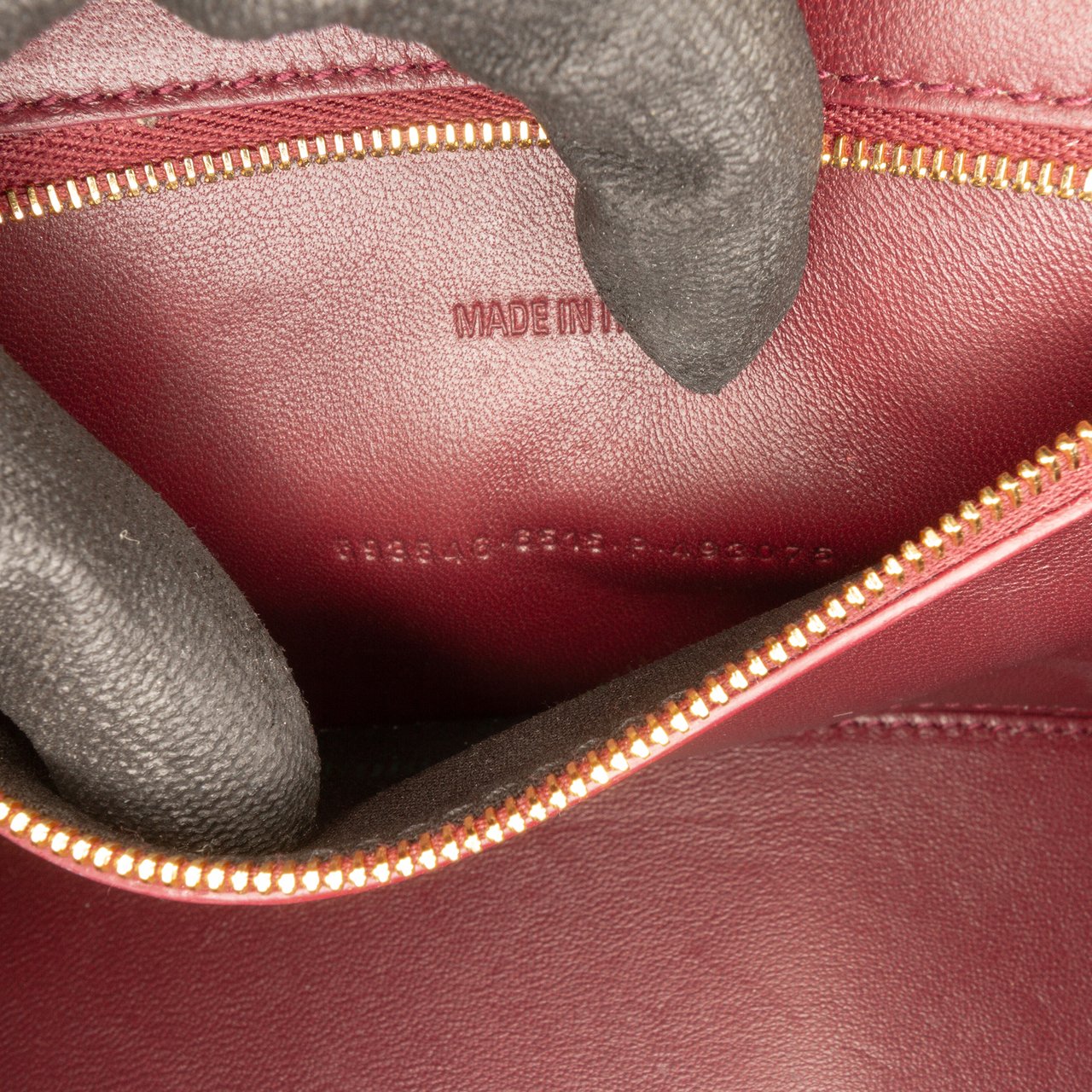 Balenciaga Small Lizard Embossed Calfskin Hourglass Top Handle Bag Rood