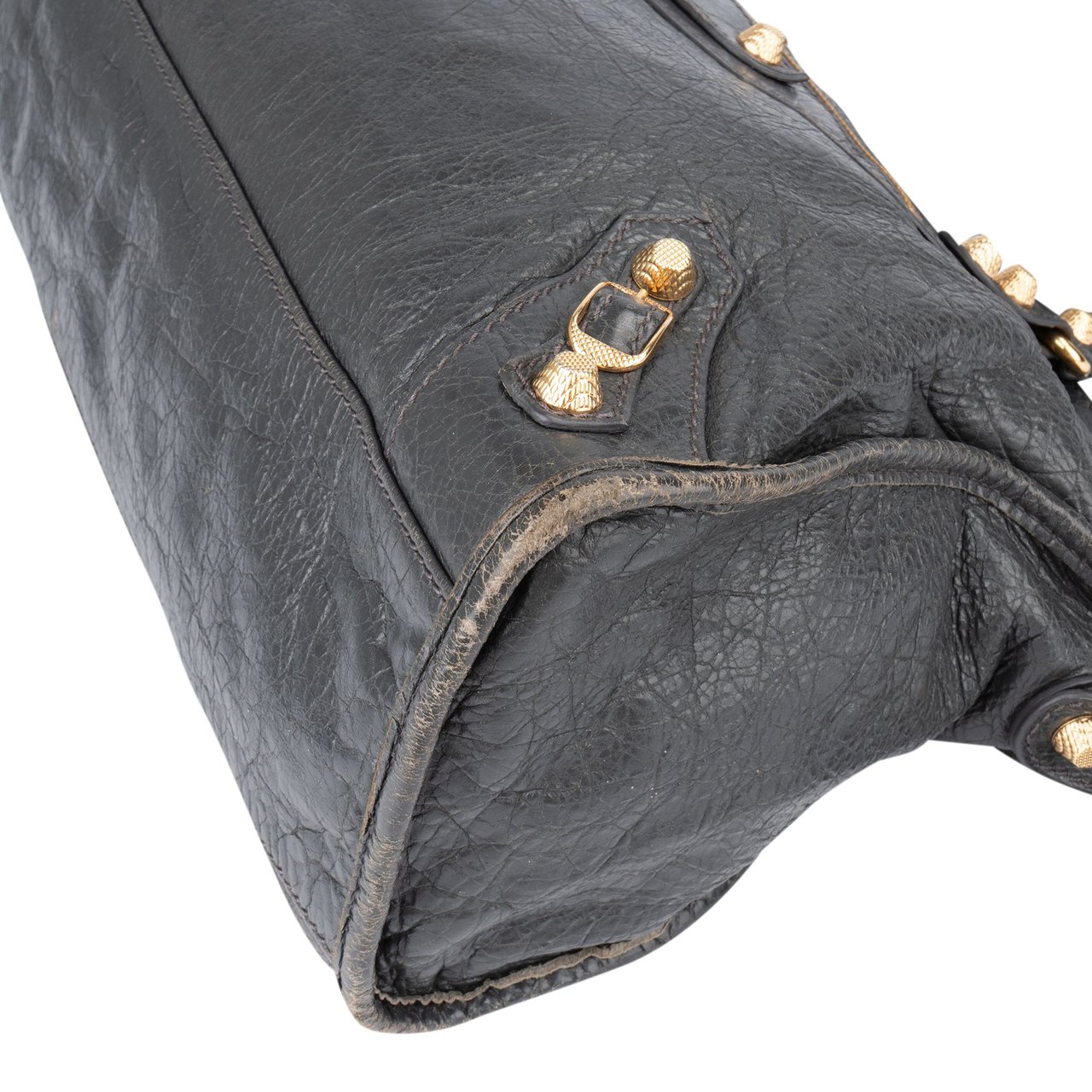 Balenciaga Balenciaga Grey Leather City Handbag Divers