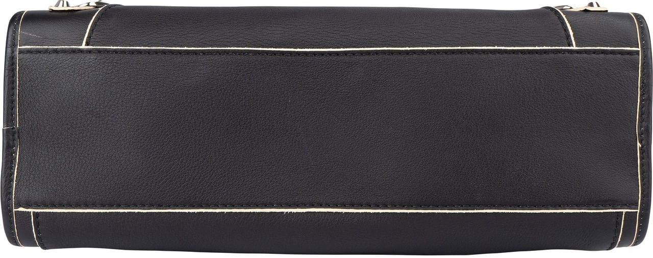Balenciaga Balenciaga Bicolor Leather City Handbag Zwart