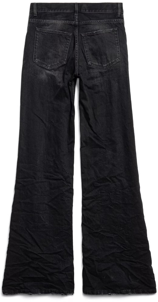 Balenciaga WIDE LEG PANTS Zwart