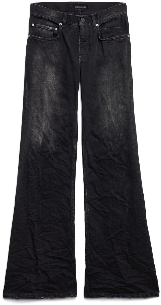 Balenciaga WIDE LEG PANTS Zwart