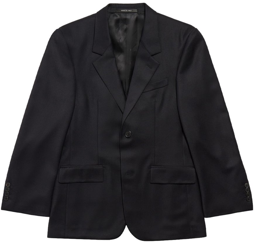 Balenciaga SARTORIAL JACKET "STANDARD" Zwart