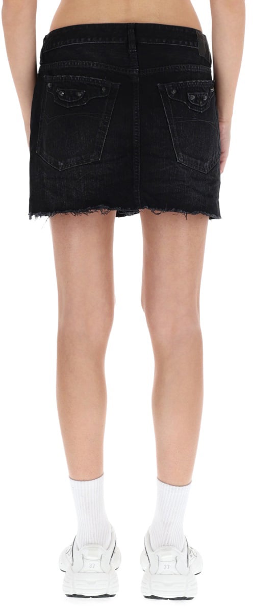 Balenciaga MINISKIRT "CITY" Zwart