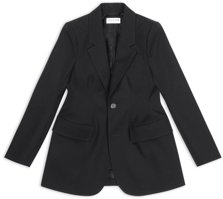 Balenciaga "HOURGLASS" JACKET Zwart