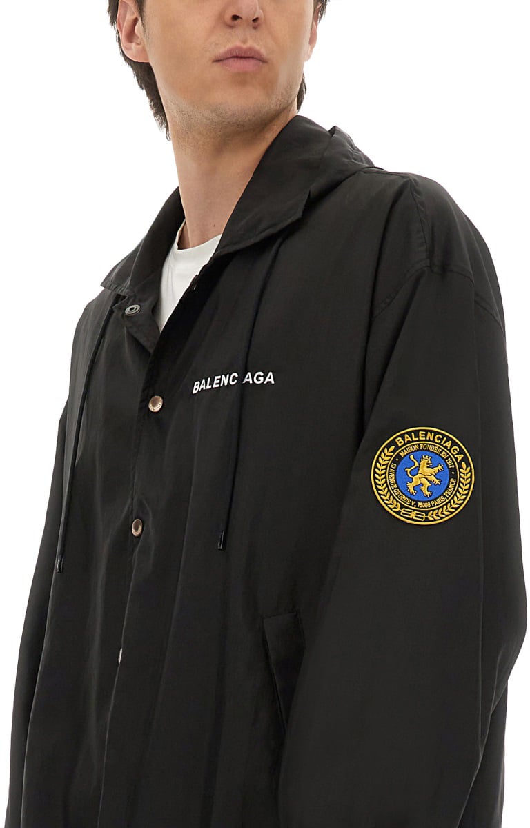 Balenciaga OVERSIZED WINDBREAKER Zwart