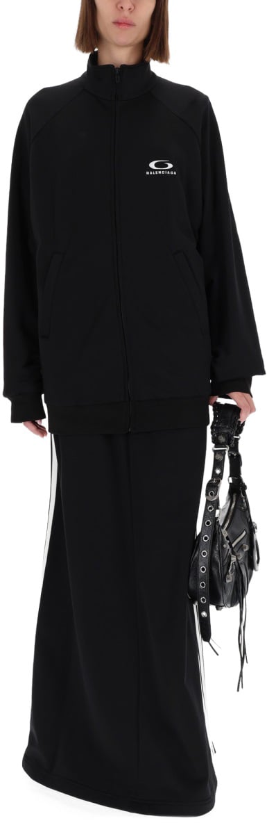 Balenciaga SKIRT TRACKSUIT "LOOP SPORTS ICON" Zwart