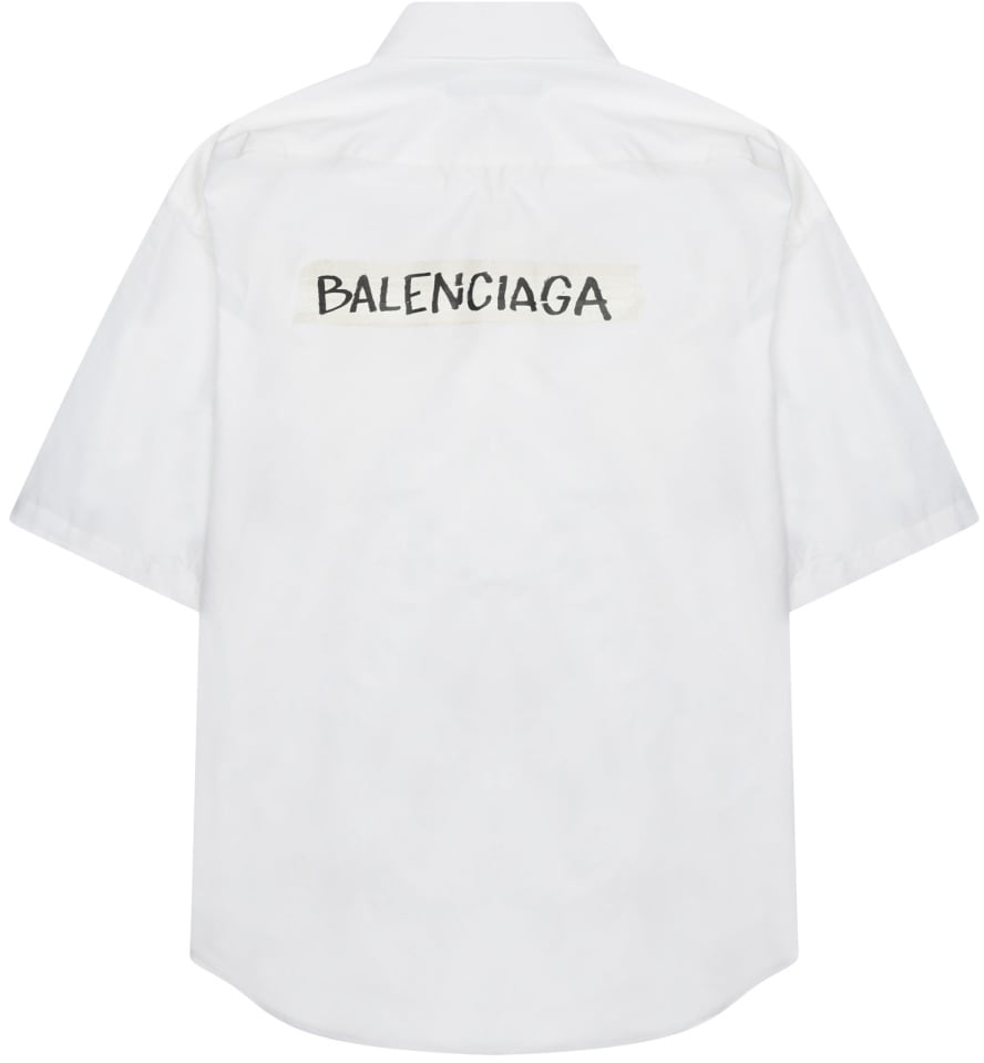 Balenciaga SHIRT WITH LOGO Wit