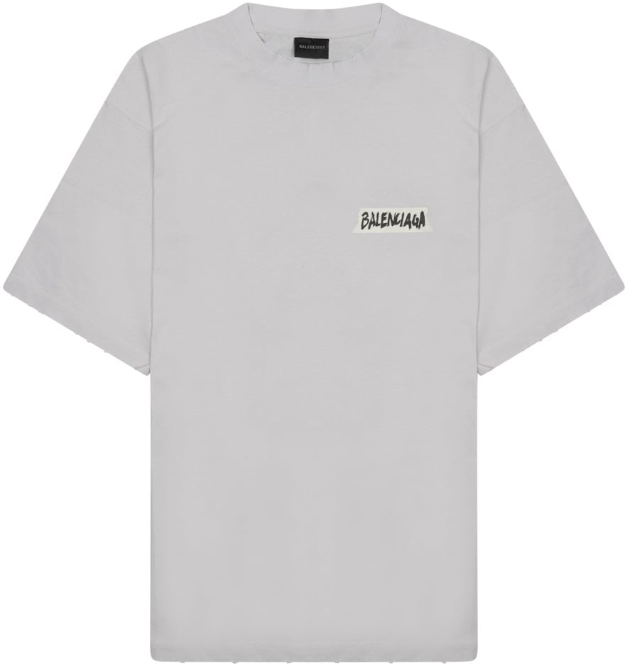Balenciaga T-SHIRT WITH LOGO Wit