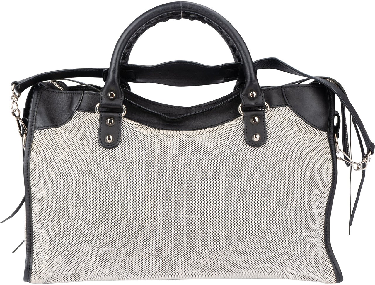 Balenciaga Balenciaga Classic Twill Leather City Handbag Divers