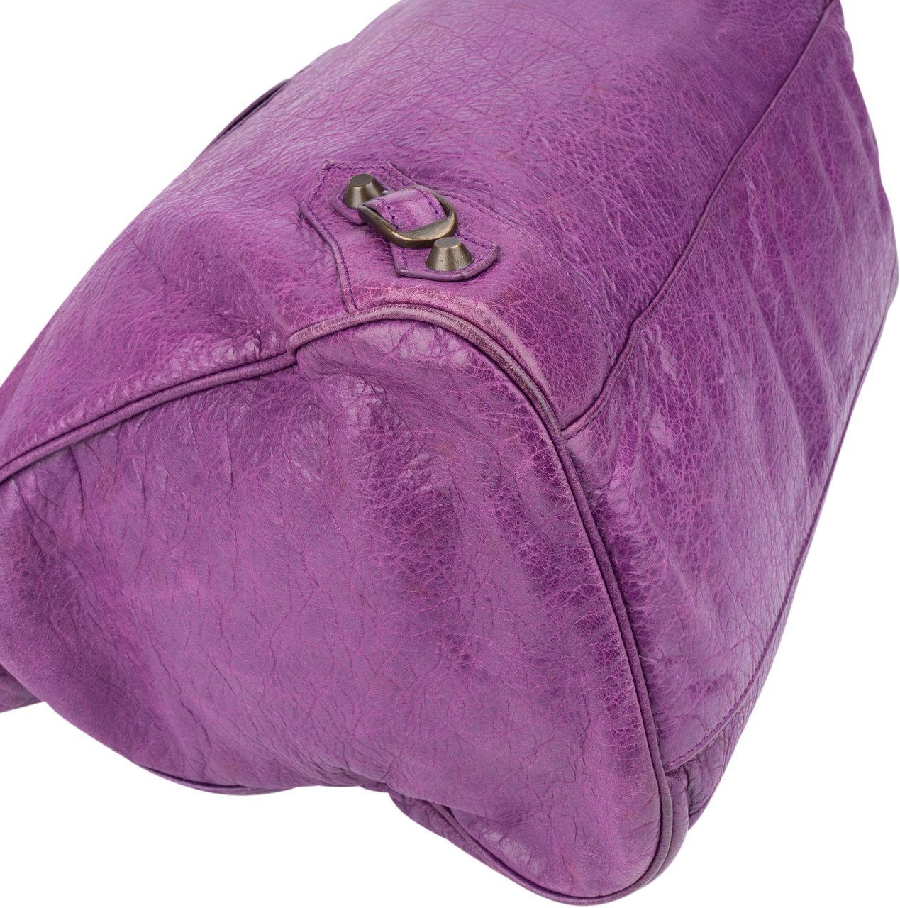 Balenciaga Balenciaga Purple Leather Classic City Handbag Paars