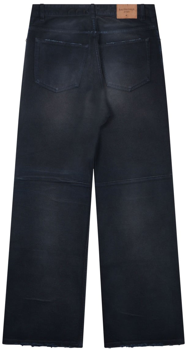 Balenciaga JEANS WITH KNEE BEND Blauw