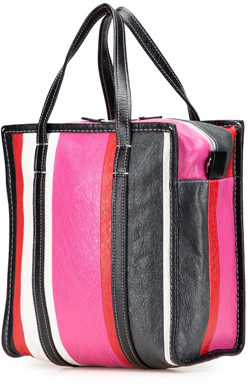Balenciaga S Lambskin Bazar Shopper Satchel Roze