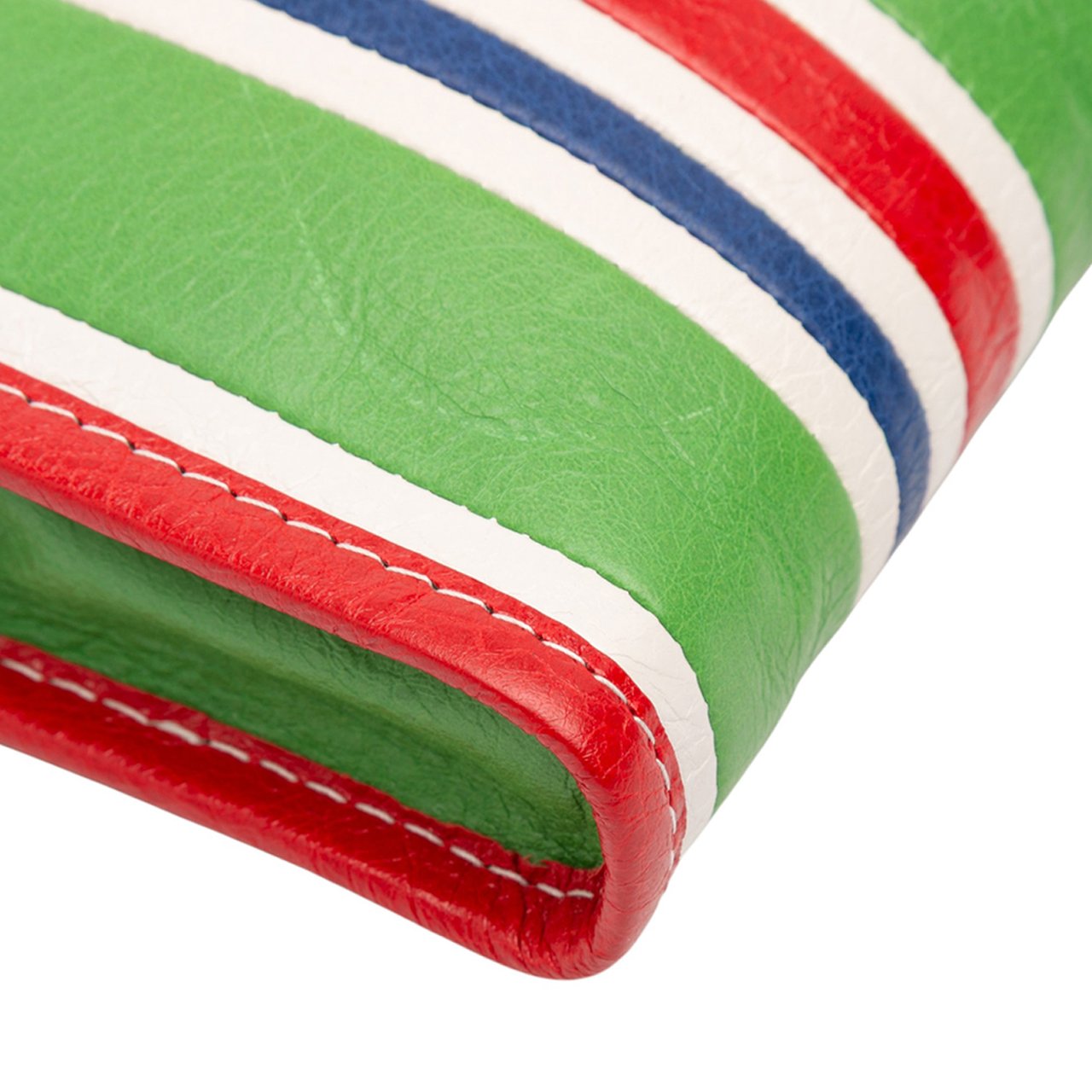 Balenciaga Lambskin Bazar Crossbody Groen