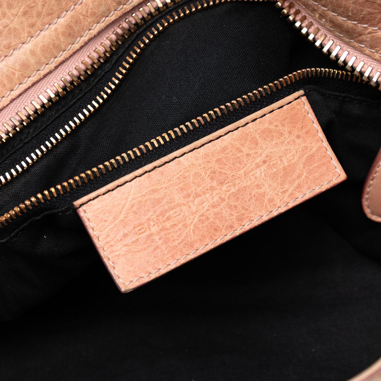 Balenciaga Lambskin Motocross Giant 21 Classic City Satchel Bruin