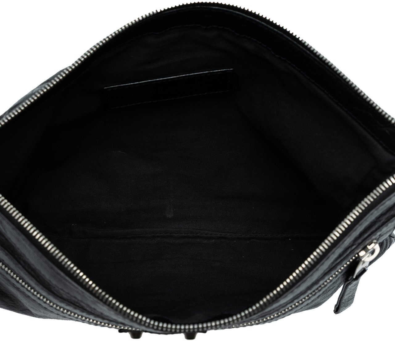 Balenciaga Lambskin Motocross Classic Clip M Clutch Zwart