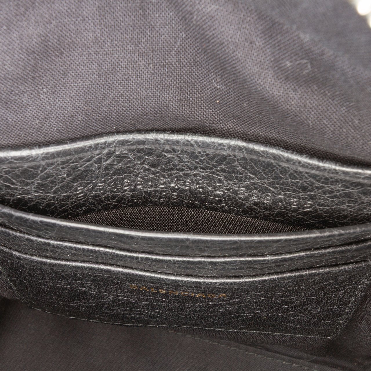 Balenciaga XXS Lambskin Fringe Bazar Shopper Satchel Zwart