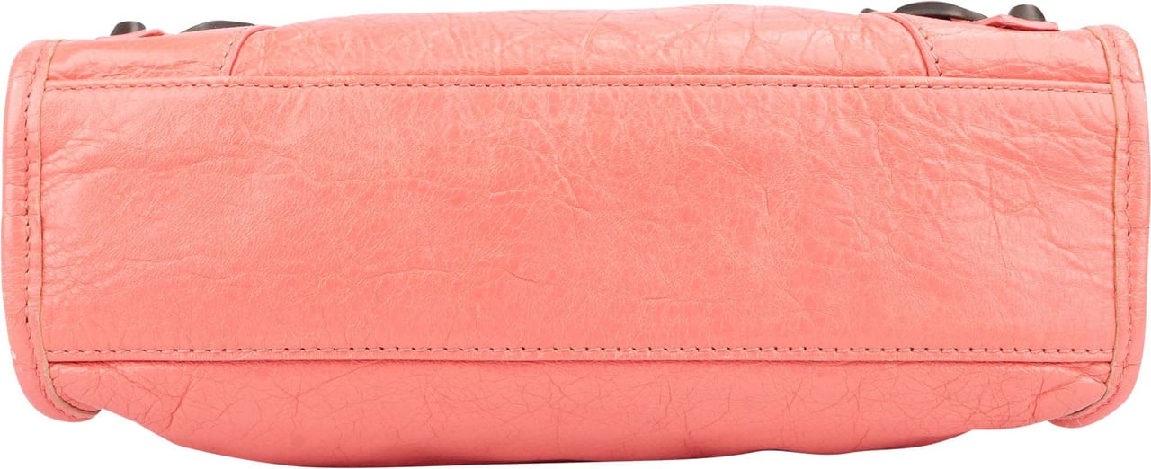 Balenciaga Balenciaga Pink Leather Mini City Handbag Roze