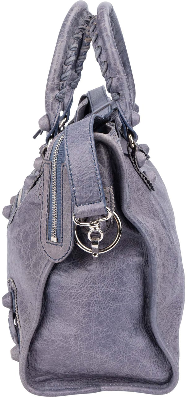 Balenciaga Balenciaga Classic Lilac Leather City Handbag Paars