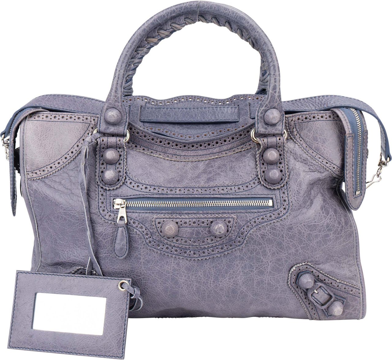 Balenciaga Balenciaga Classic Lilac Leather City Handbag Paars
